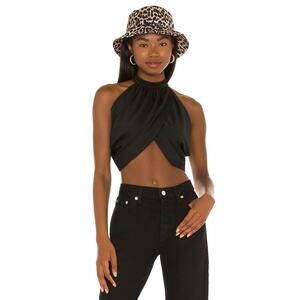 Superdown Emani Wrap Crop Top - M
